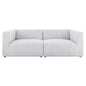 Bartlett 2-Piece Upholstered Fabric Loveseat