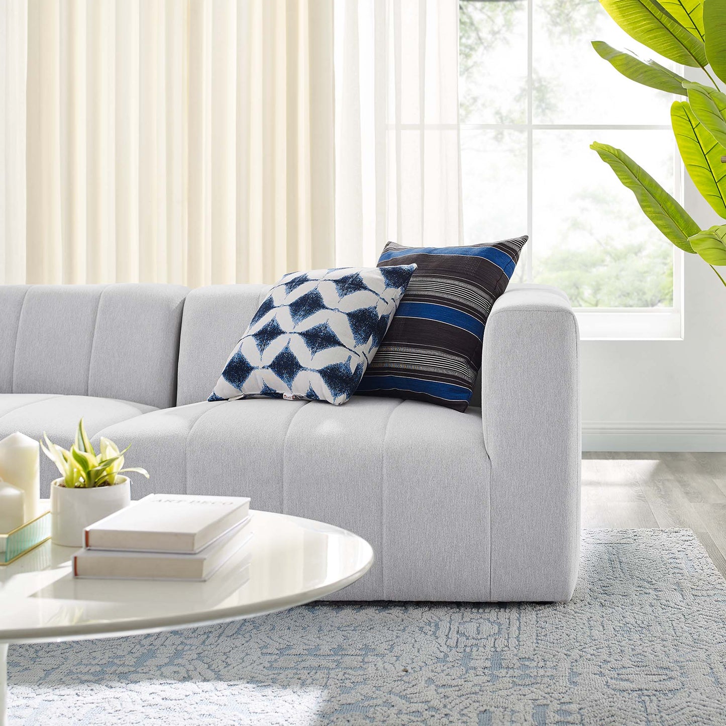 Bartlett 2-Piece Upholstered Fabric Loveseat