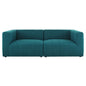 Bartlett 2-Piece Upholstered Fabric Loveseat