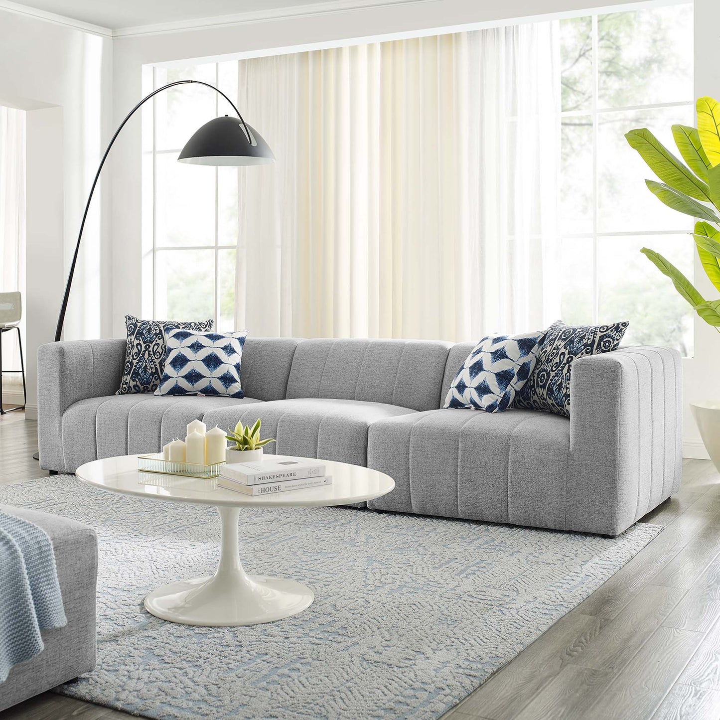 Bartlett 3-Piece Upholstered Fabric Sofa