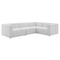 Bartlett 4-Piece Upholstered Fabric Sectional Sofa