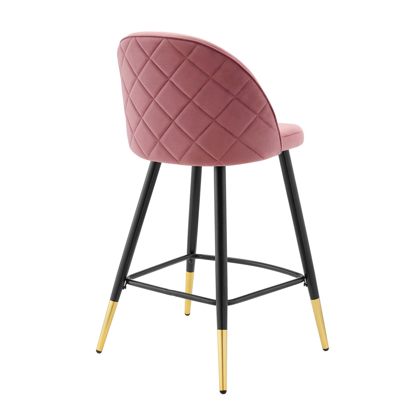 Ensemble de 2 tabourets de bar en velours Cordial Performance par Modway