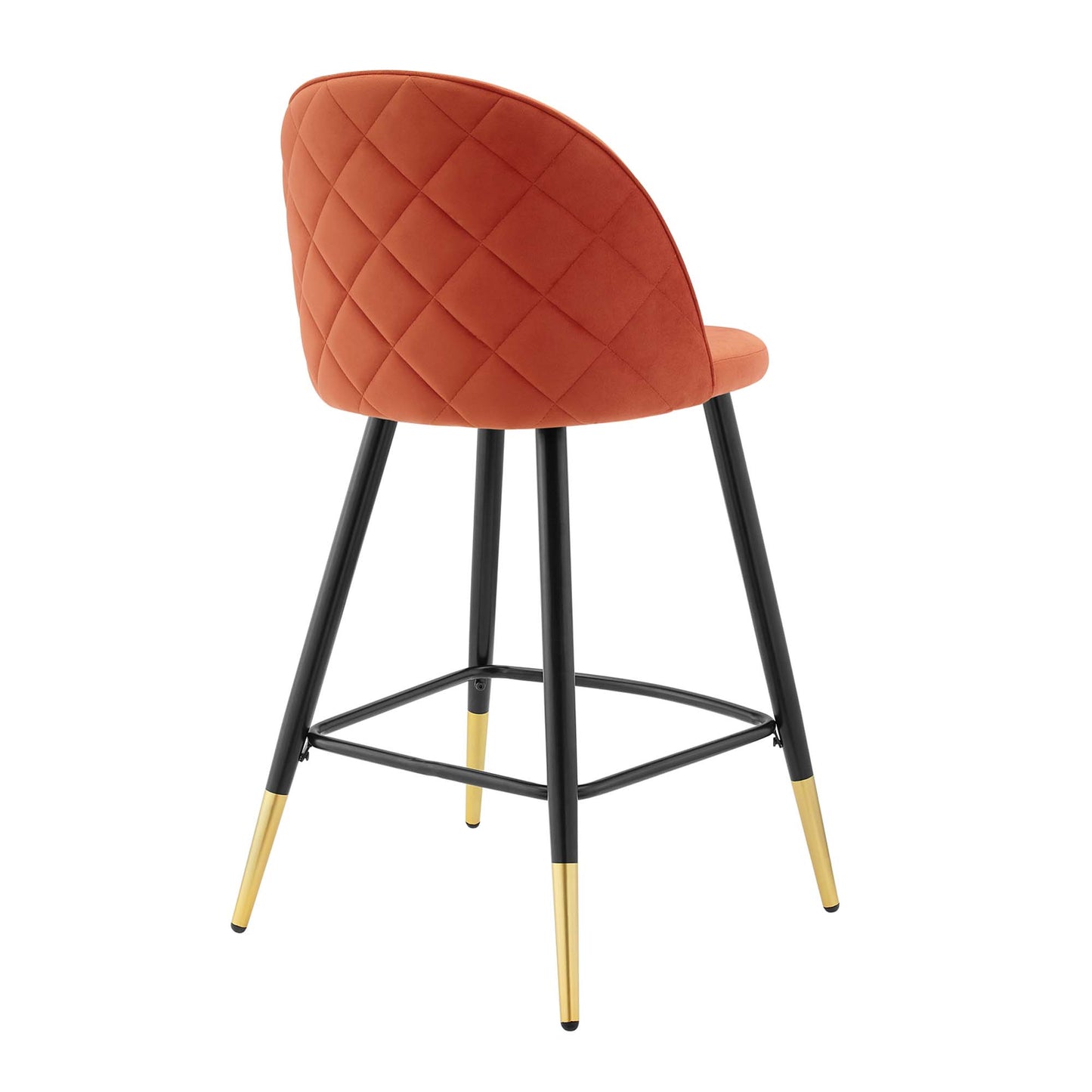 Ensemble de 2 tabourets de bar en velours Cordial Performance par Modway