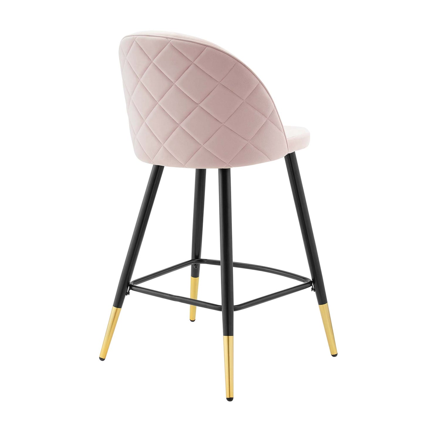 Ensemble de 2 tabourets de bar en velours Cordial Performance par Modway