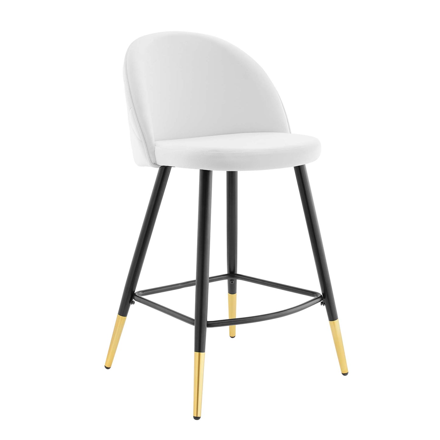 Ensemble de 2 tabourets de bar en velours Cordial Performance par Modway