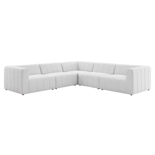 Bartlett 5-Piece Upholstered Fabric Sectional Sofa