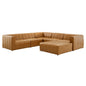 Bartlett 6-Piece Vegan Leather Sectional Sofa