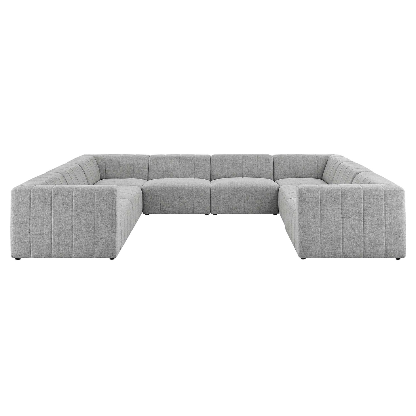 Bartlett 8-Piece Upholstered Fabric Sectional Sofa