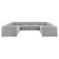 Bartlett 8-Piece Upholstered Fabric Sectional Sofa