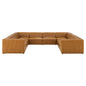 Bartlett 8-Piece Vegan Leather Sectional Sofa