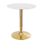 Verne 28" Artificial Marble Dining Table