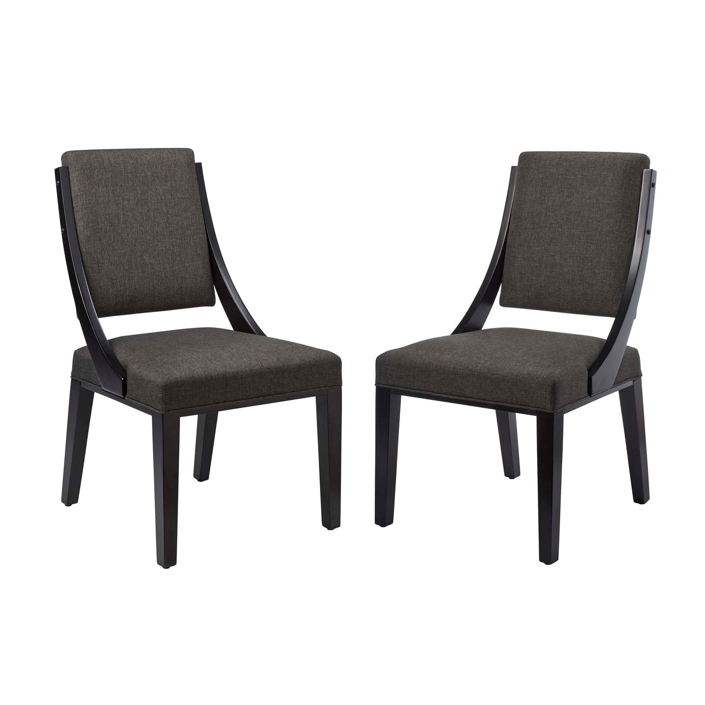 Cambridge Upholstered Fabric Dining Chairs Set of 2