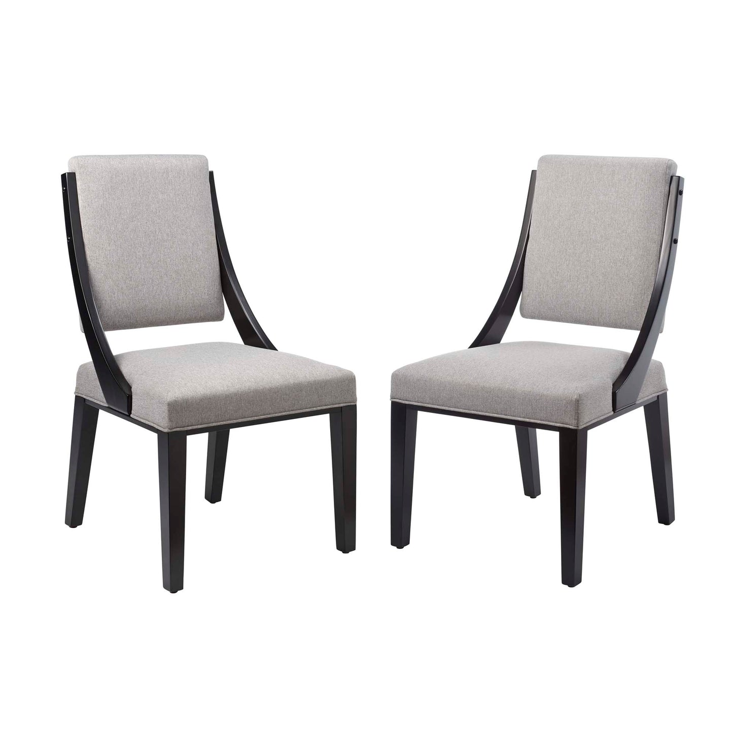 Cambridge Upholstered Fabric Dining Chairs Set of 2