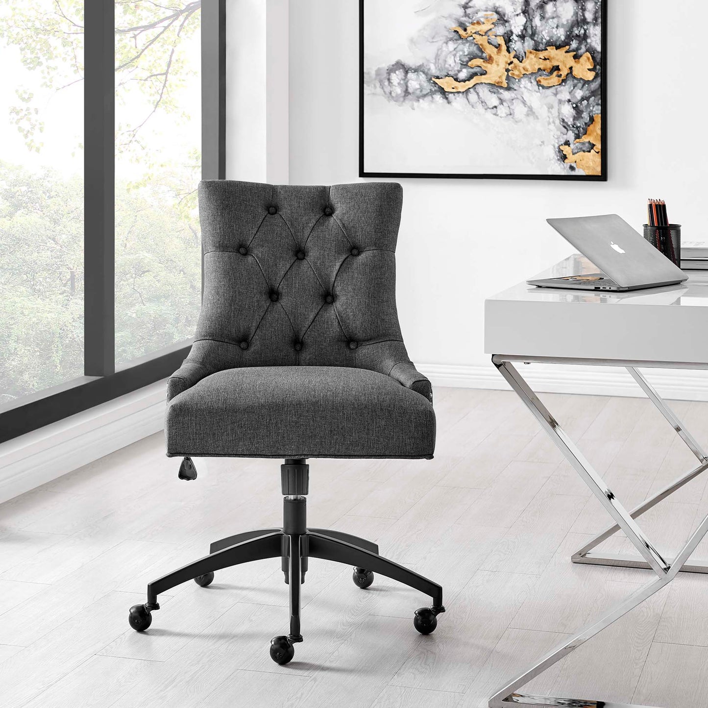 Regent Tufted Fabric Office Chair