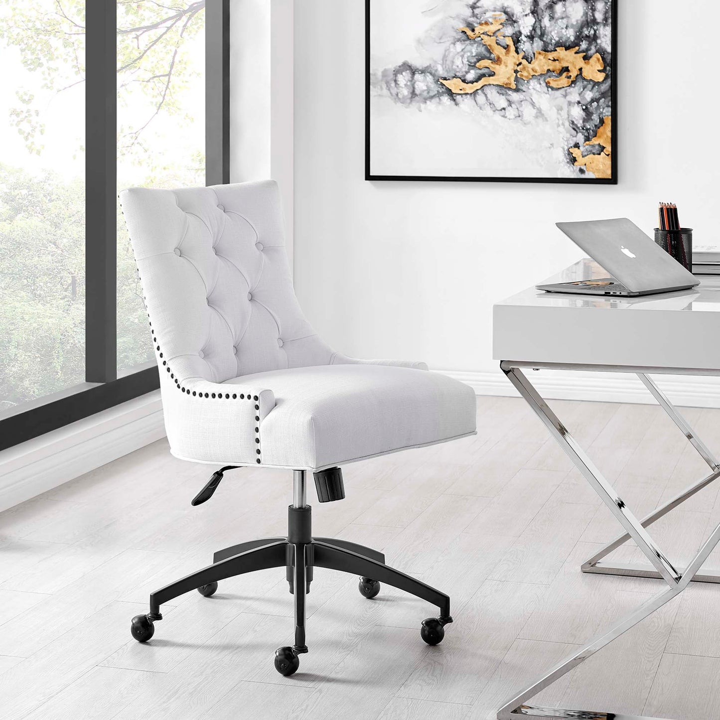 Regent Tufted Fabric Office Chair