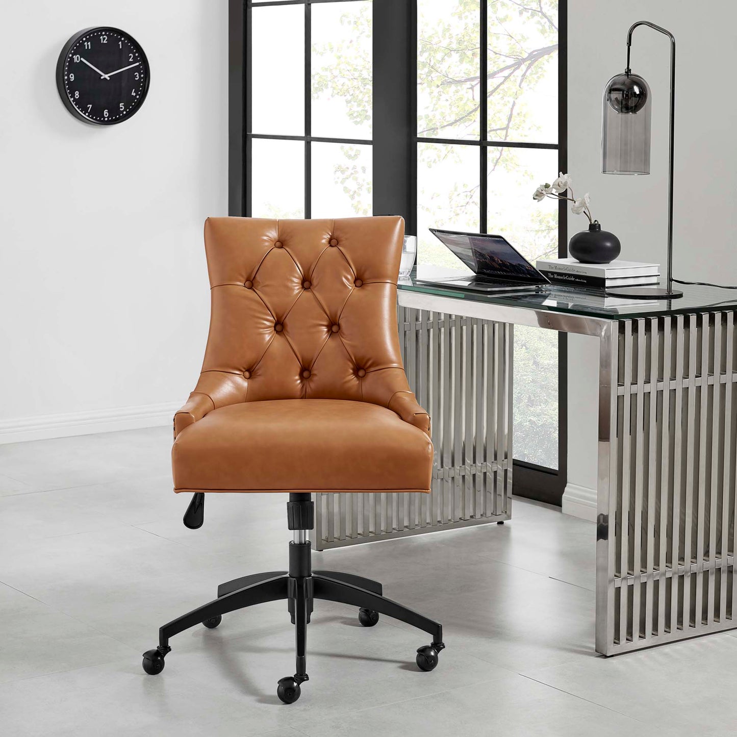 Regent Tufted Vegan Leather Office Chair