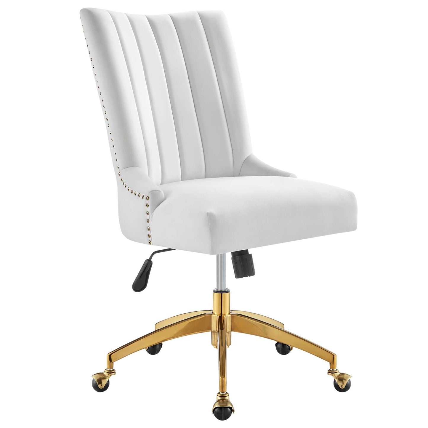 Empower Channel Tufted Performance Velvet Office Chair