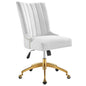 Empower Channel Tufted Performance Velvet Office Chair