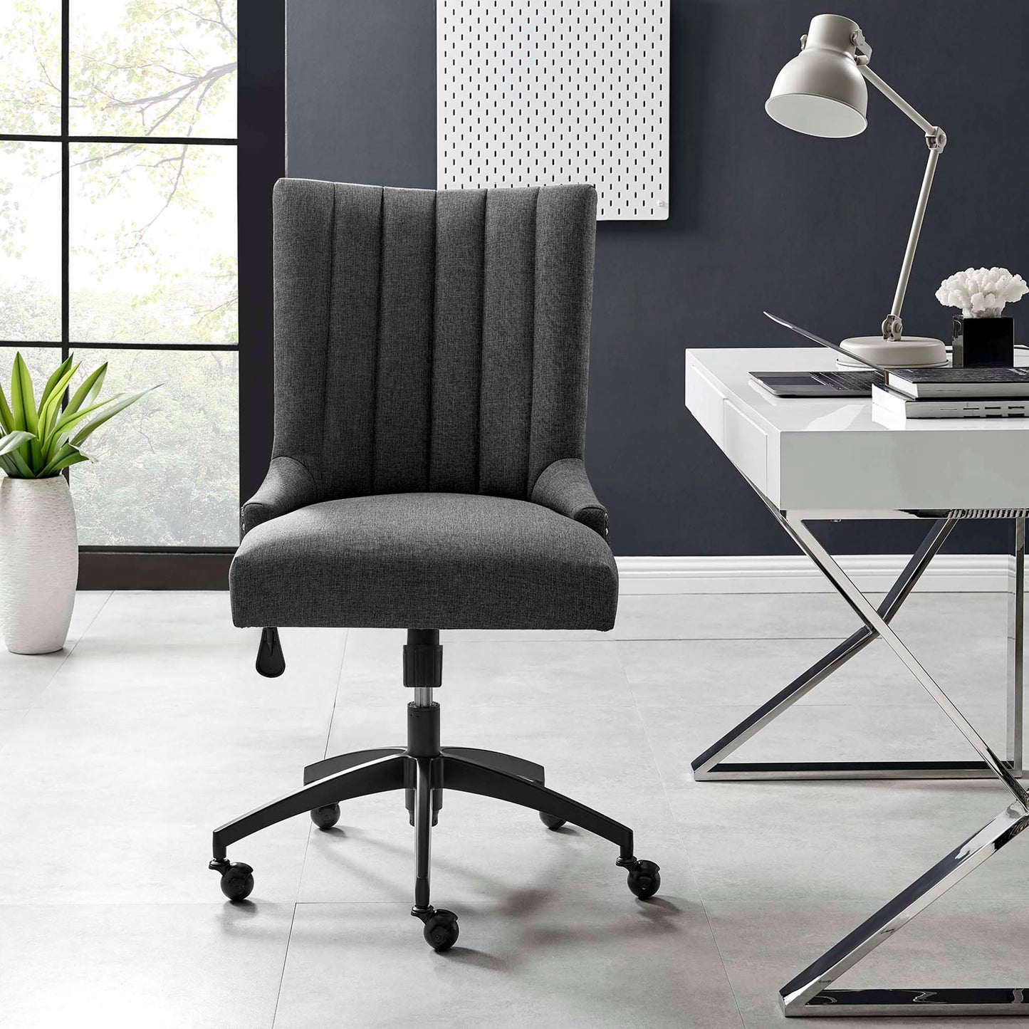 Empower Channel Tufted Fabric Office Chair