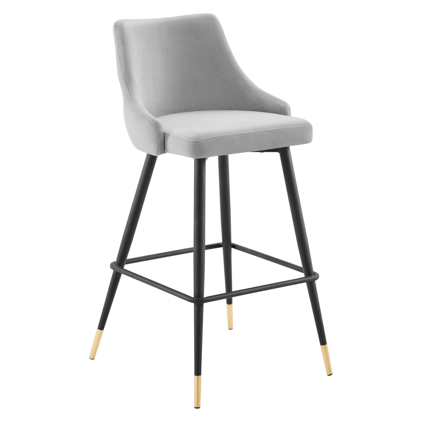 Adorn Performance Velvet Bar Stool Set of 2