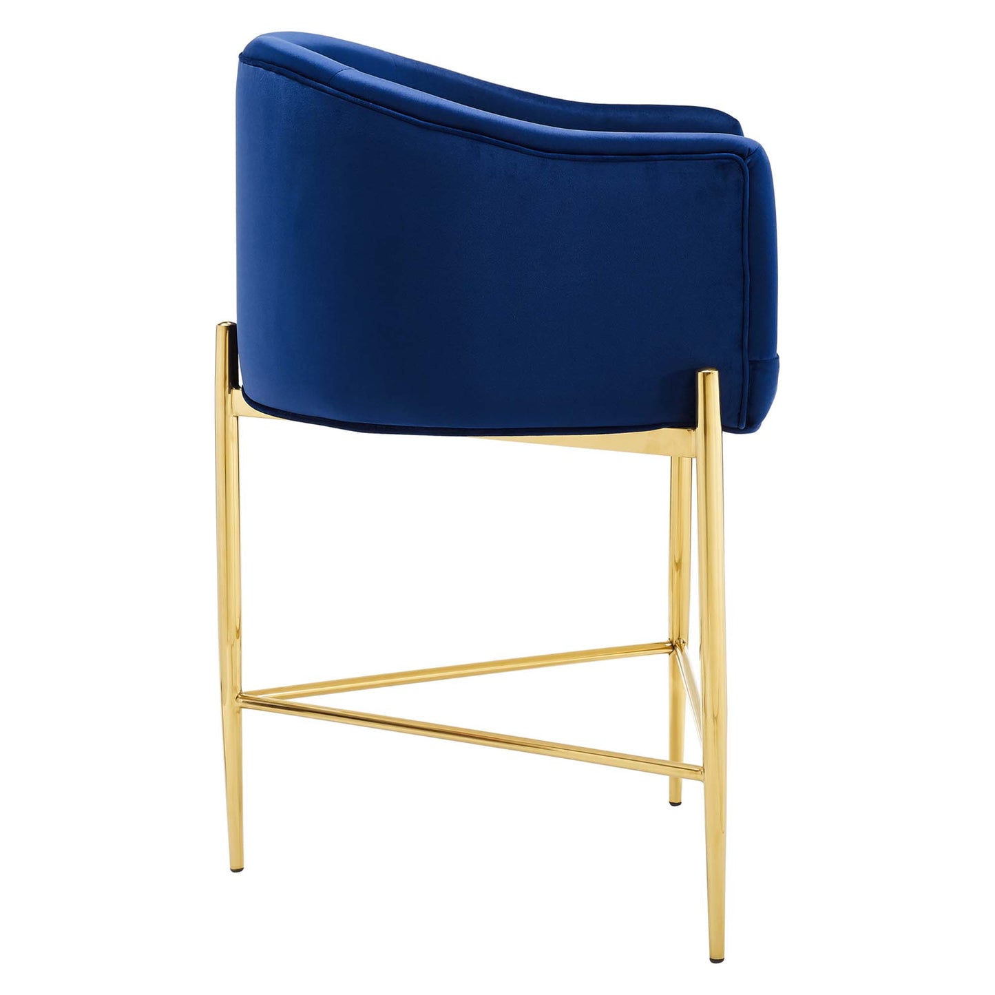 Ensemble de 2 tabourets de bar en velours capitonné Savour par Modway