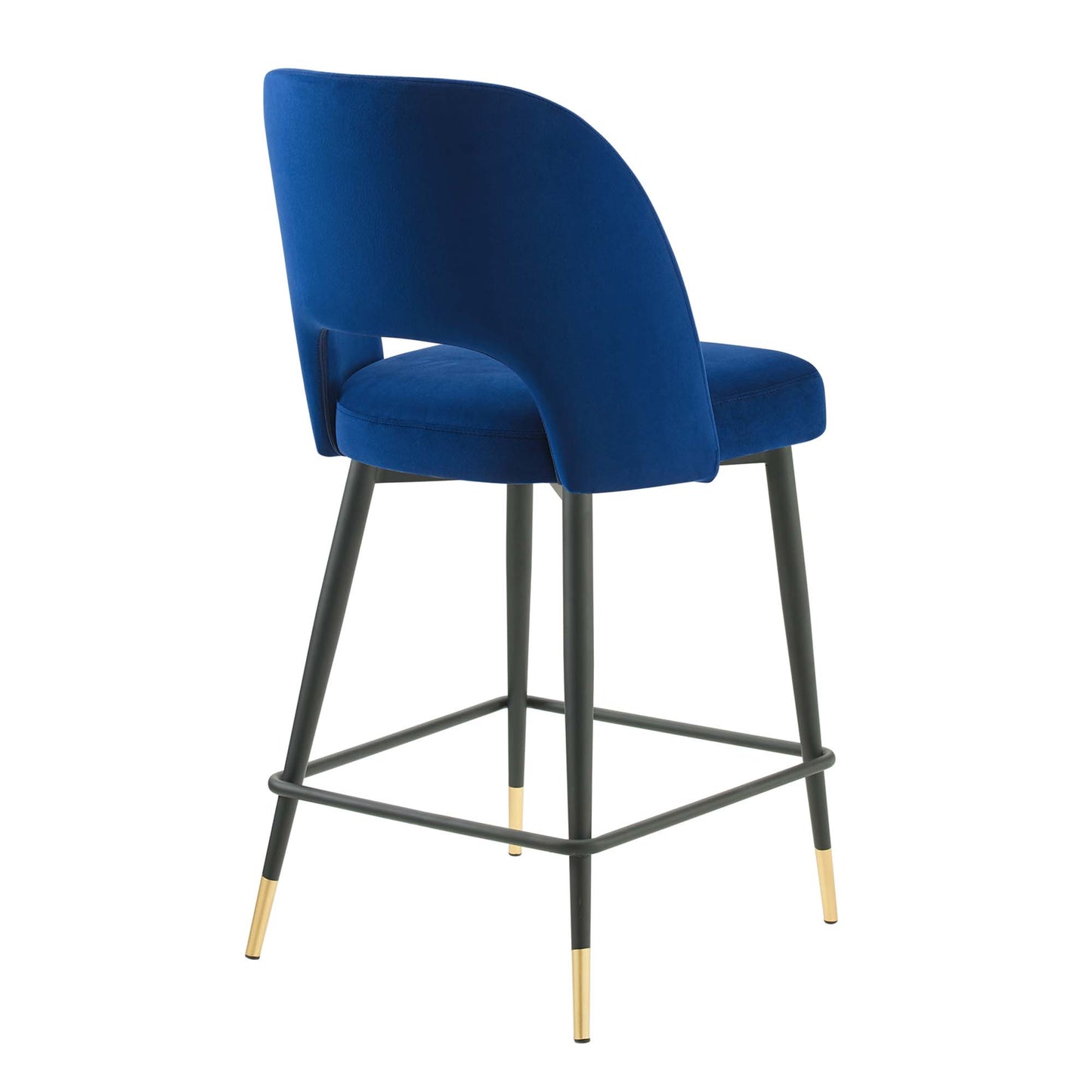 Tabouret de bar en velours Rouse Performance de Modway