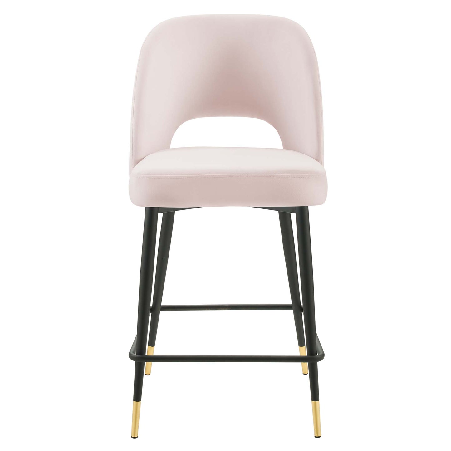 Tabouret de bar en velours Rouse Performance de Modway