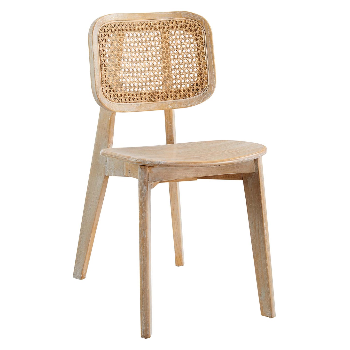 Silla auxiliar de comedor de madera Habitat de Modway