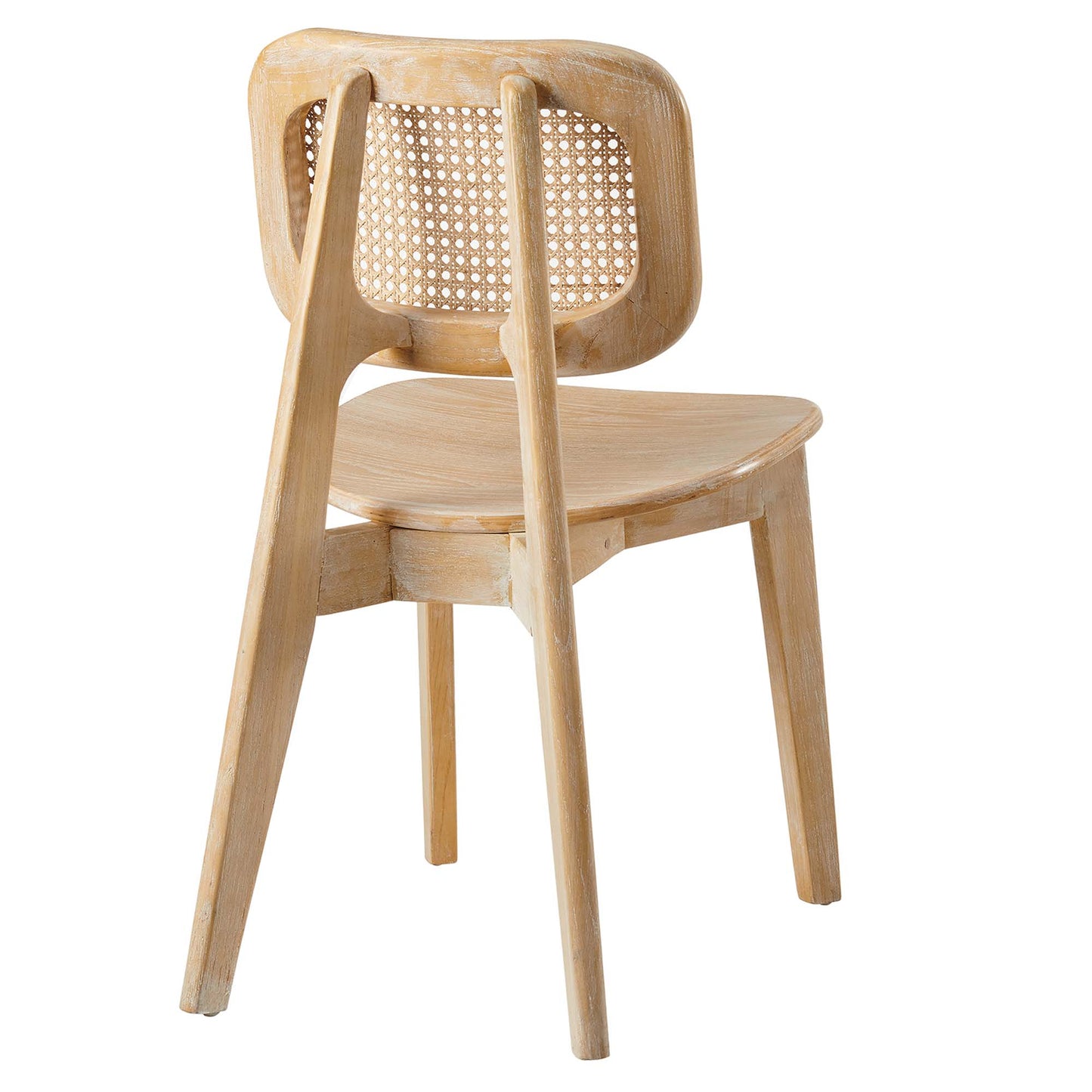 Silla auxiliar de comedor de madera Habitat de Modway