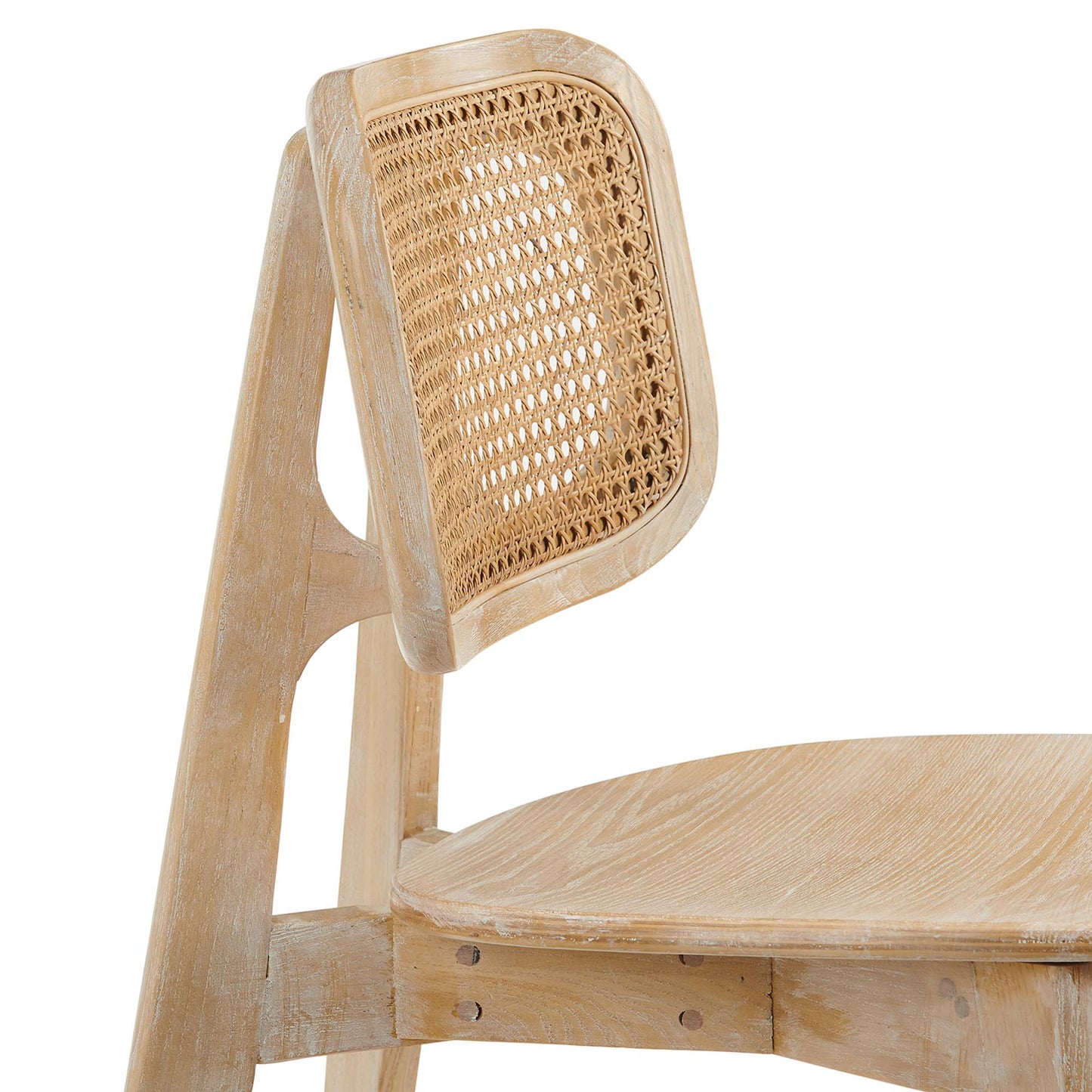 Silla auxiliar de comedor de madera Habitat de Modway