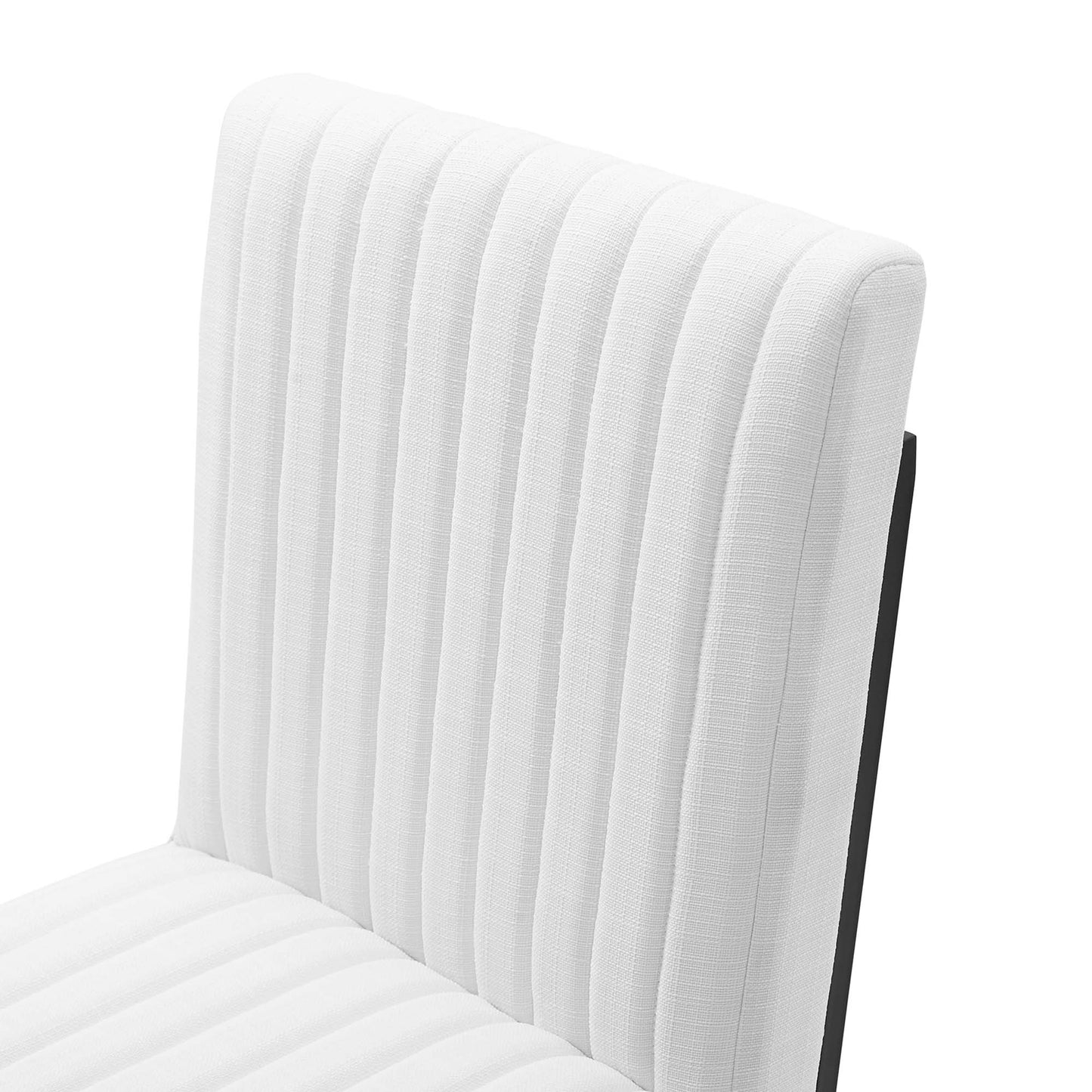 Indulge Channel Tufted Fabric Dining Chair