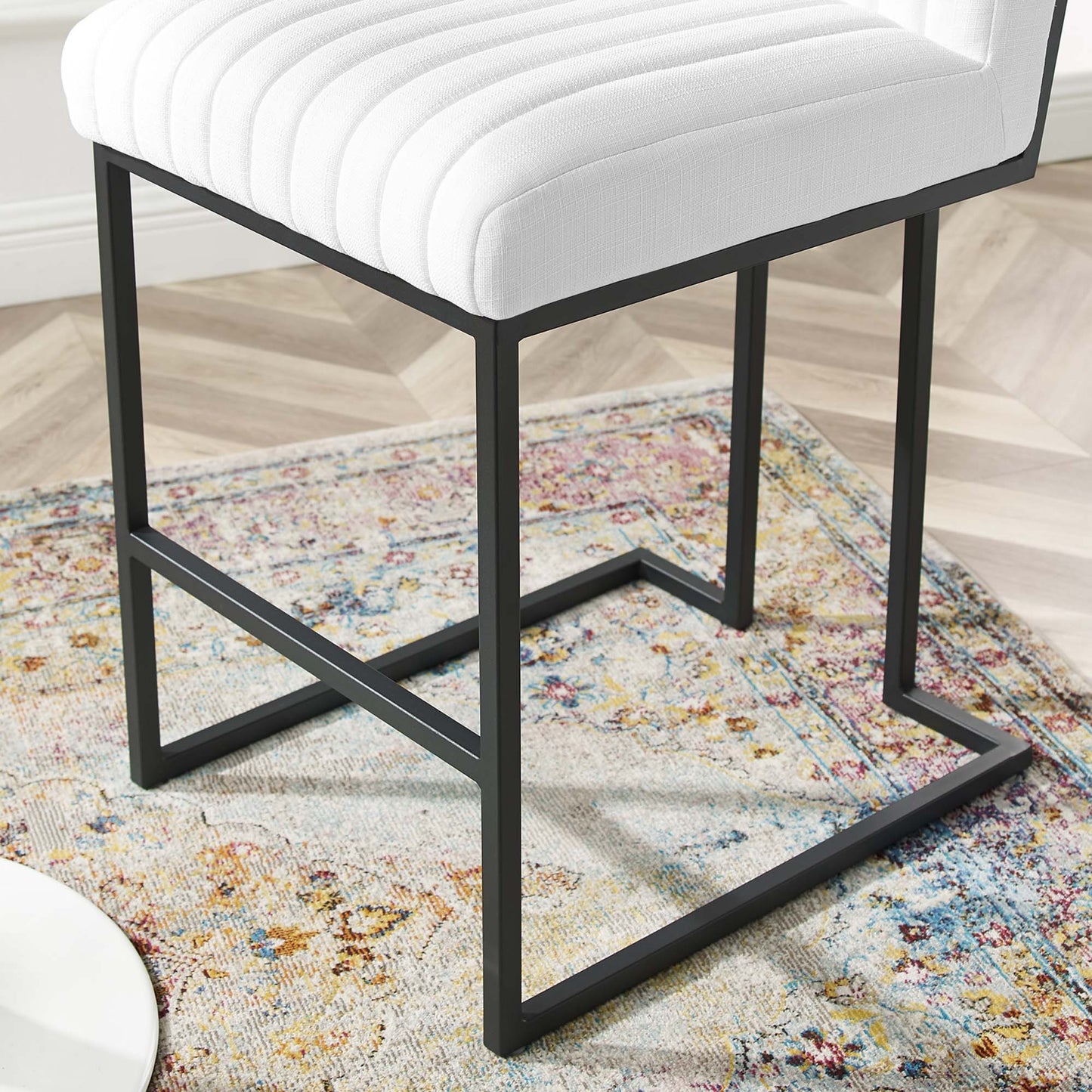 Tabouret de bar en tissu capitonné Indulge Channel par Modway