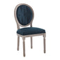 Arise Vintage French Upholstered Fabric Dining Side Chair