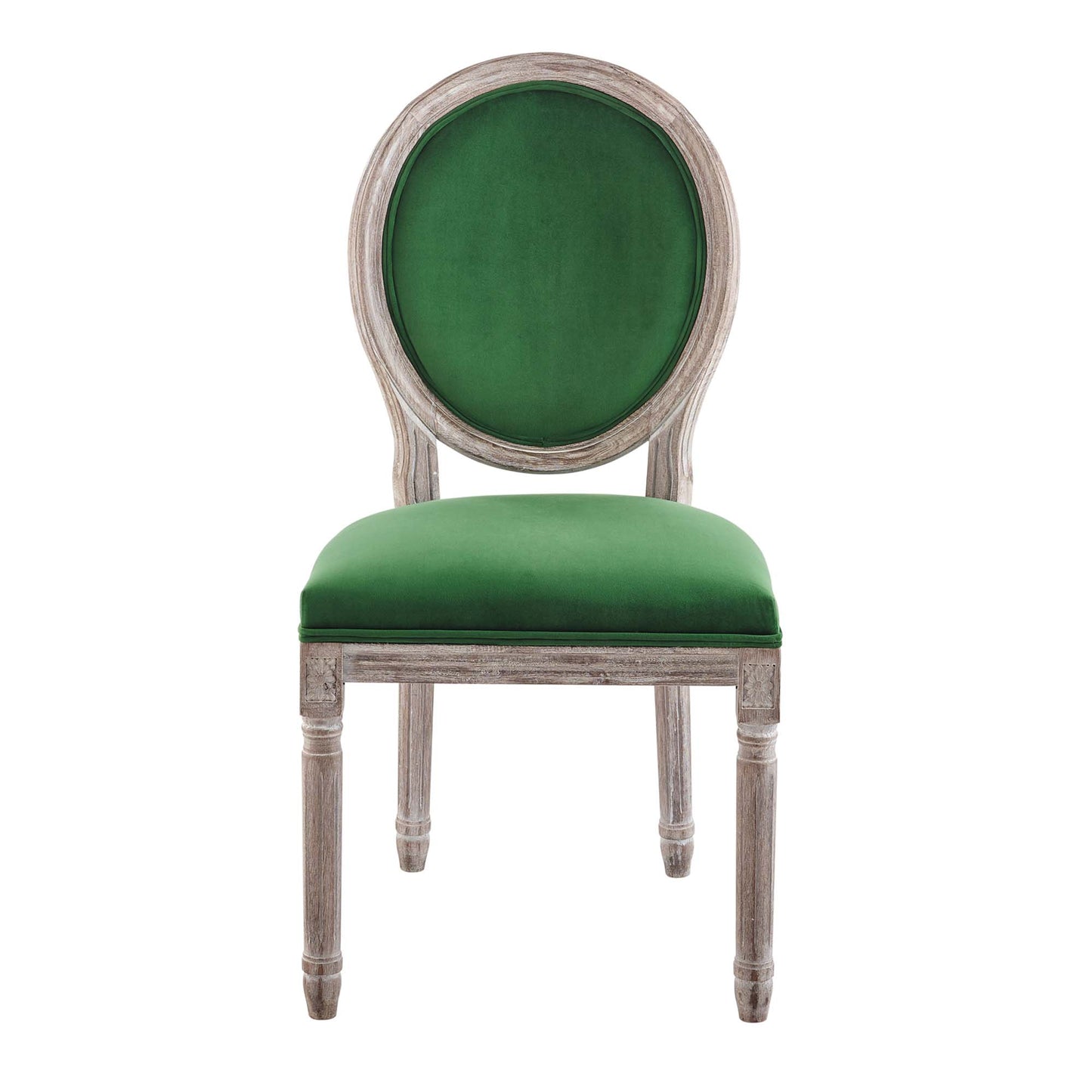 Emanate Vintage French Performance Velvet Dining Side Chair