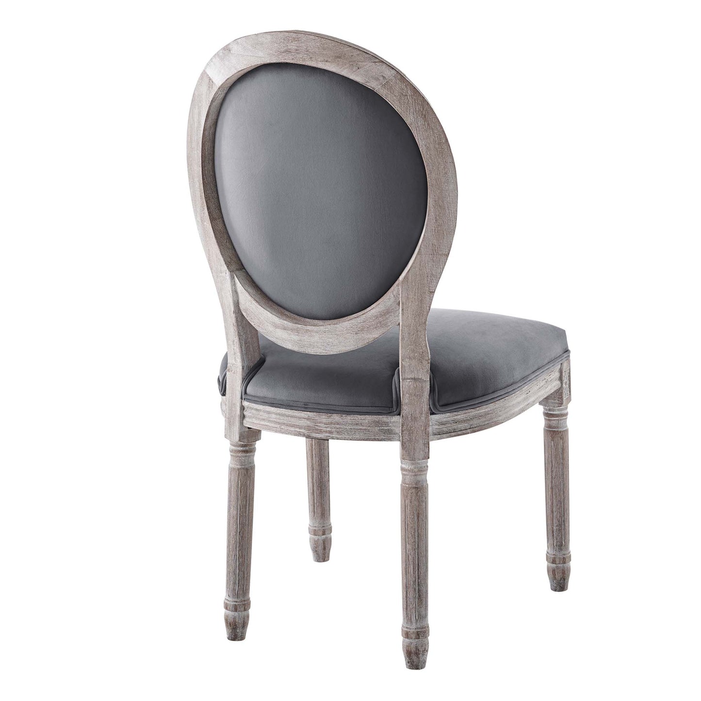 Emanate Vintage French Performance Velvet Dining Side Chair