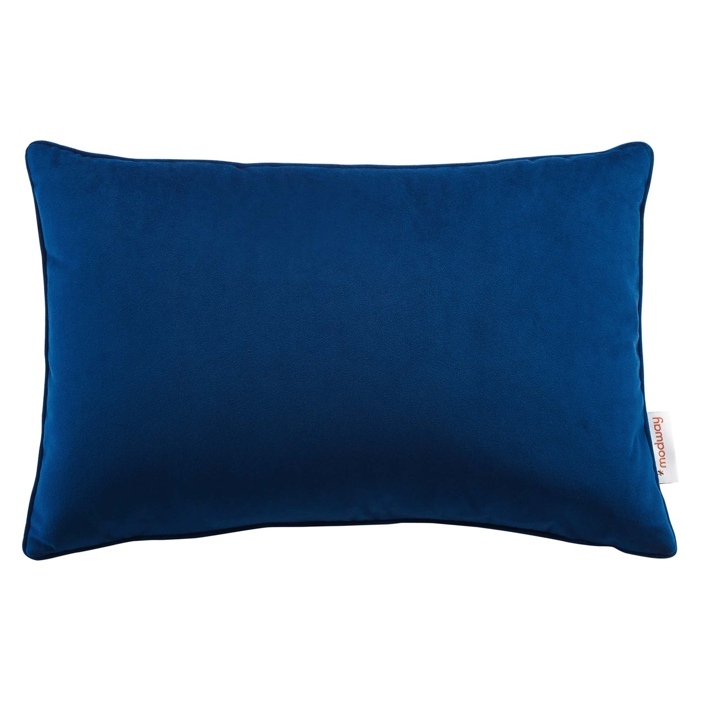 Enhance 18" Lumbar Performance Velvet Throw Pillow