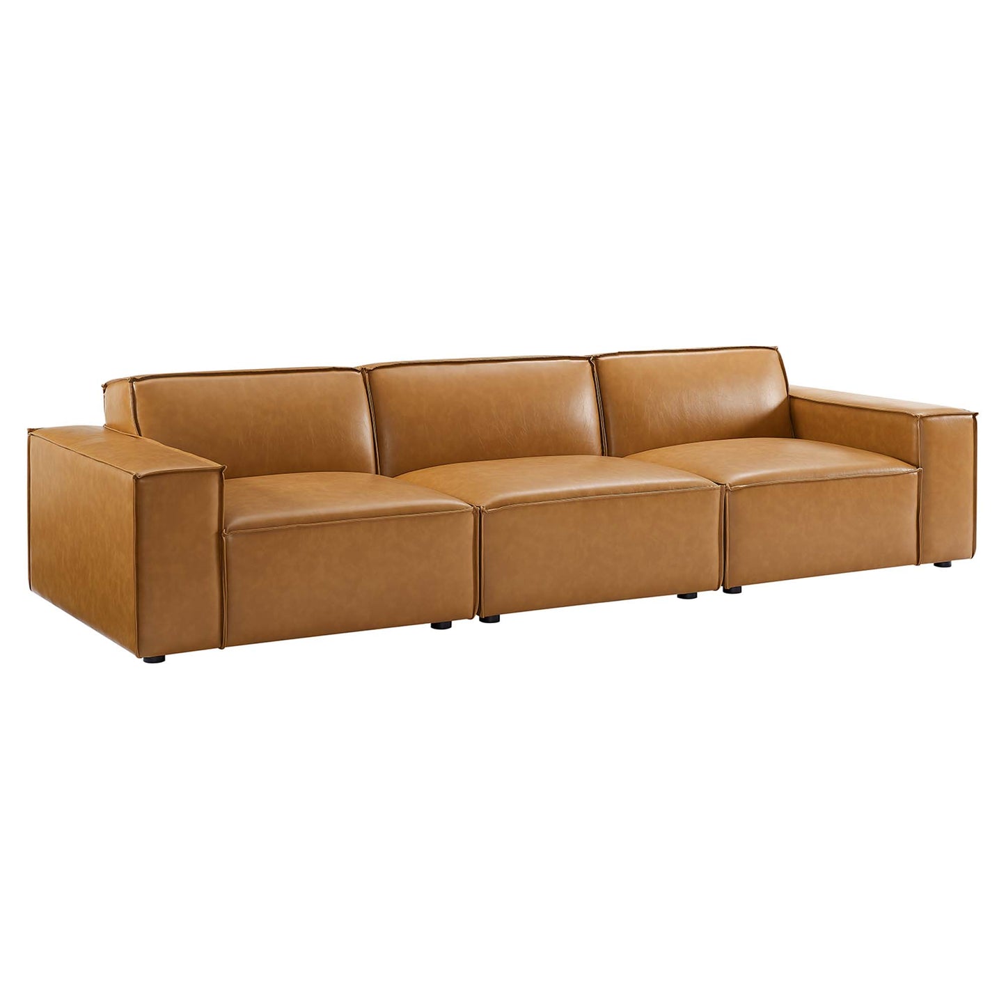 Restore 3-Piece Vegan Leather Sofa