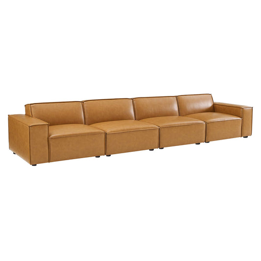 Restore 4-Piece Vegan Leather Sofa