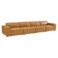 Restore 4-Piece Vegan Leather Sofa