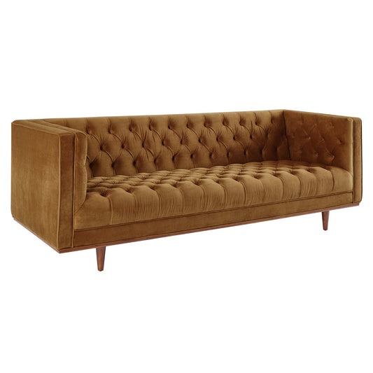 Elation Tufted Performance Velvet Sofa