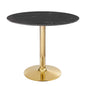 Verne 35" Artificial Marble Dining Table