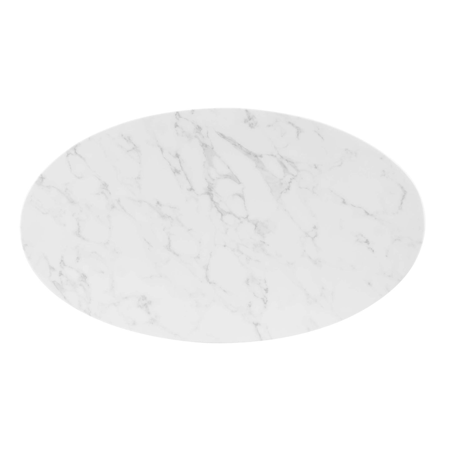 Verne 48" Oval Artificial Marble Dining Table