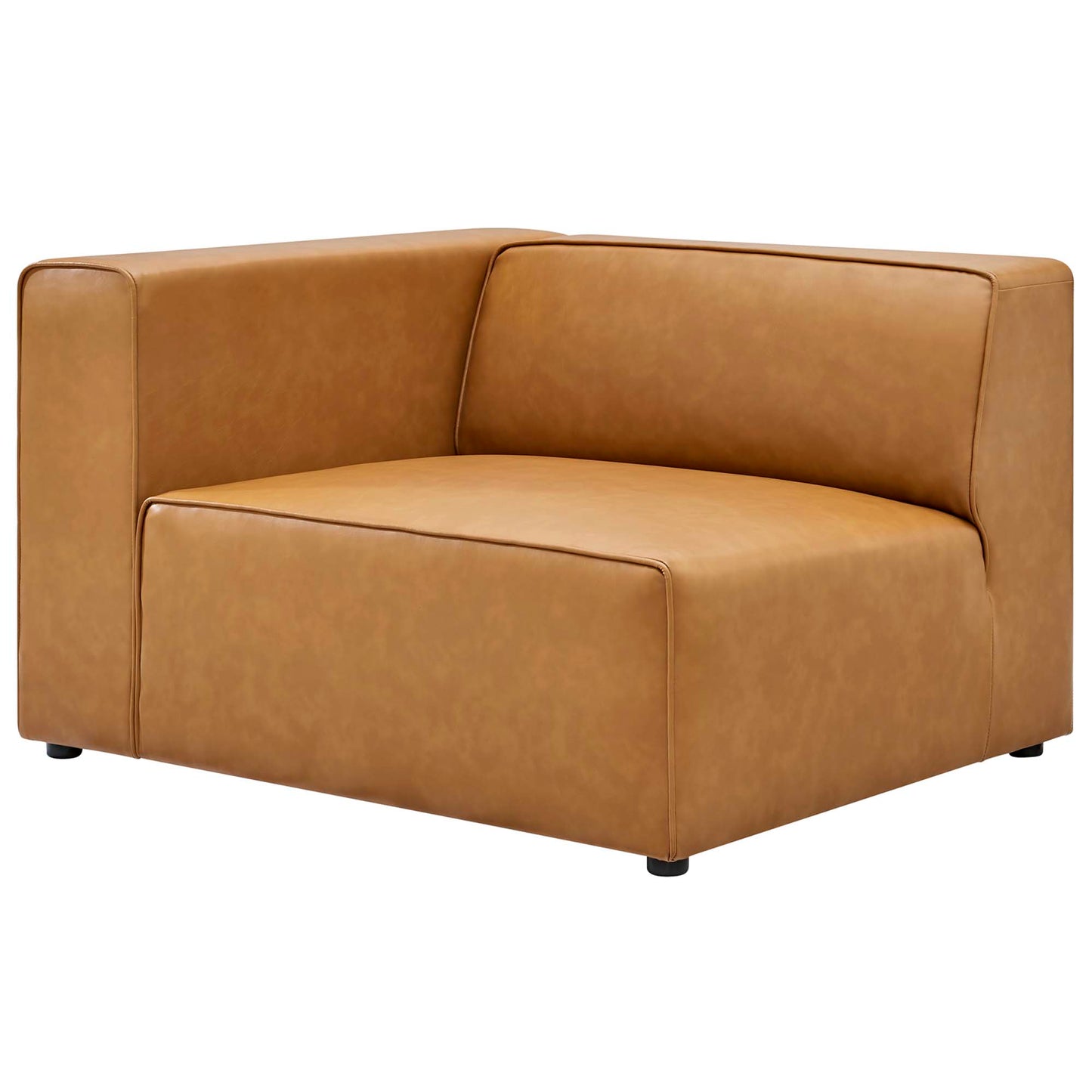 Mingle 2-Piece Vegan Leather Sectional Sofa Loveseat