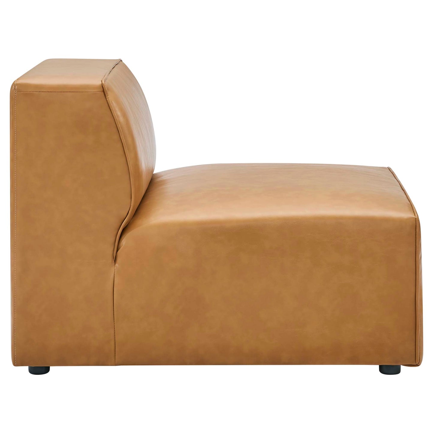 Mingle Vegan Leather Sofa and Ottoman Set