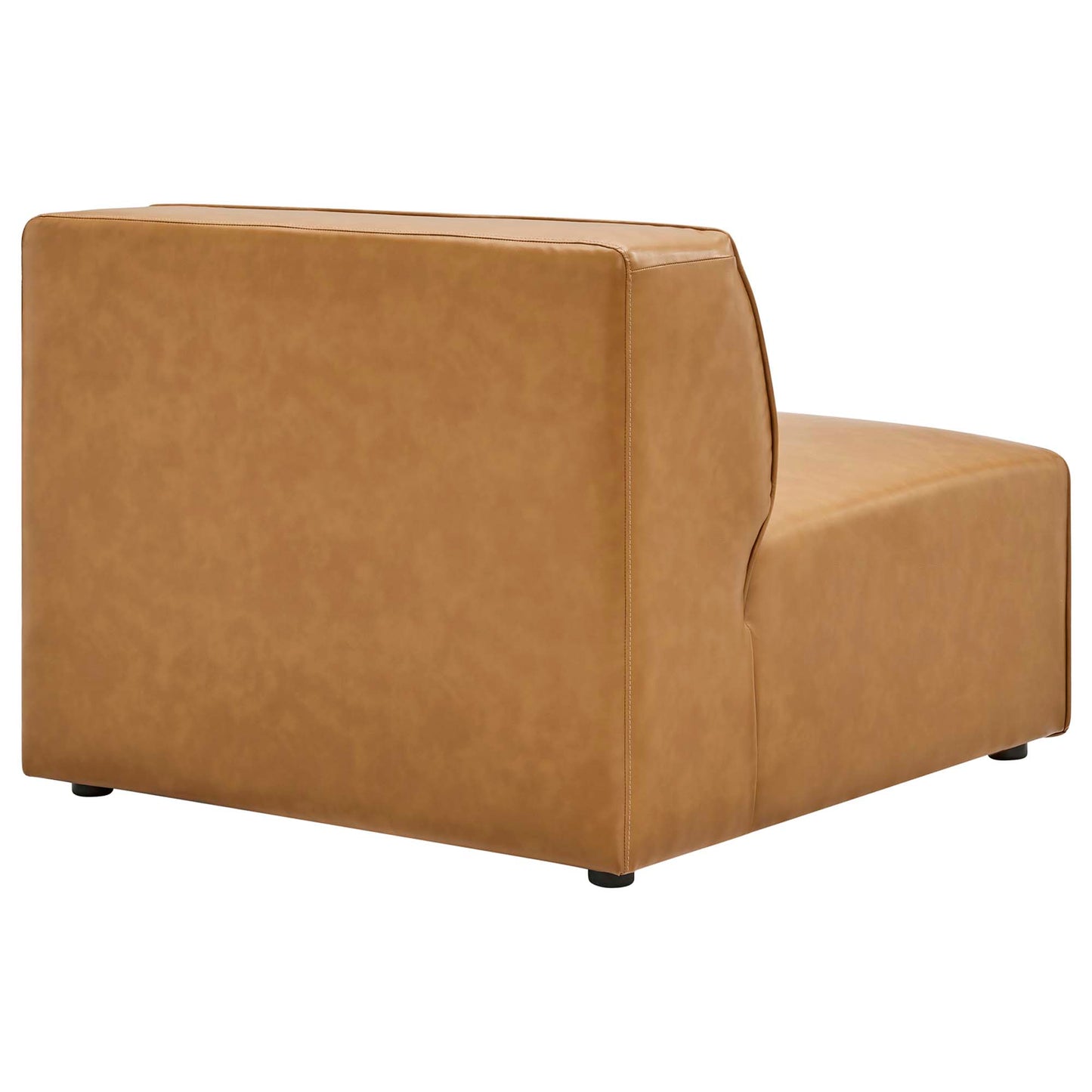 Mingle Vegan Leather Sofa and Ottoman Set