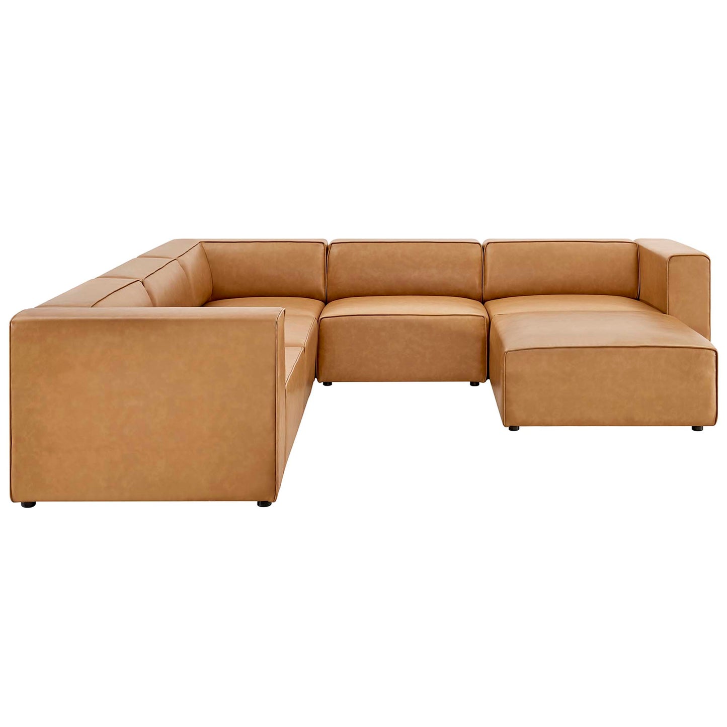 Mingle 6-Piece Vegan Leather Furniture Set