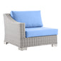 Conway Outdoor Patio Wicker Rattan Left-Arm Chair