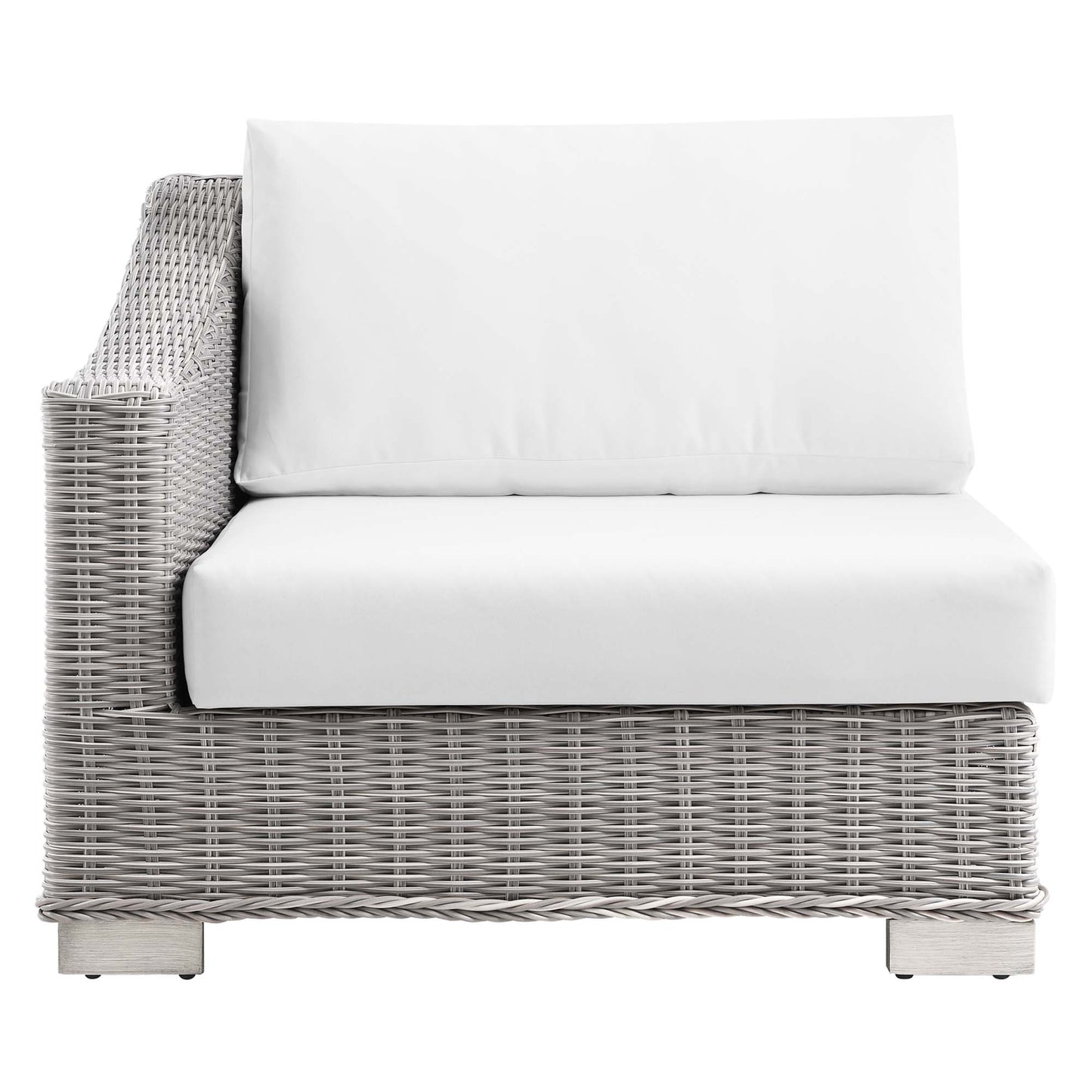 Conway Outdoor Patio Wicker Rattan Left-Arm Chair