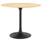 Lippa 36" Round Wood Grain Dining Table