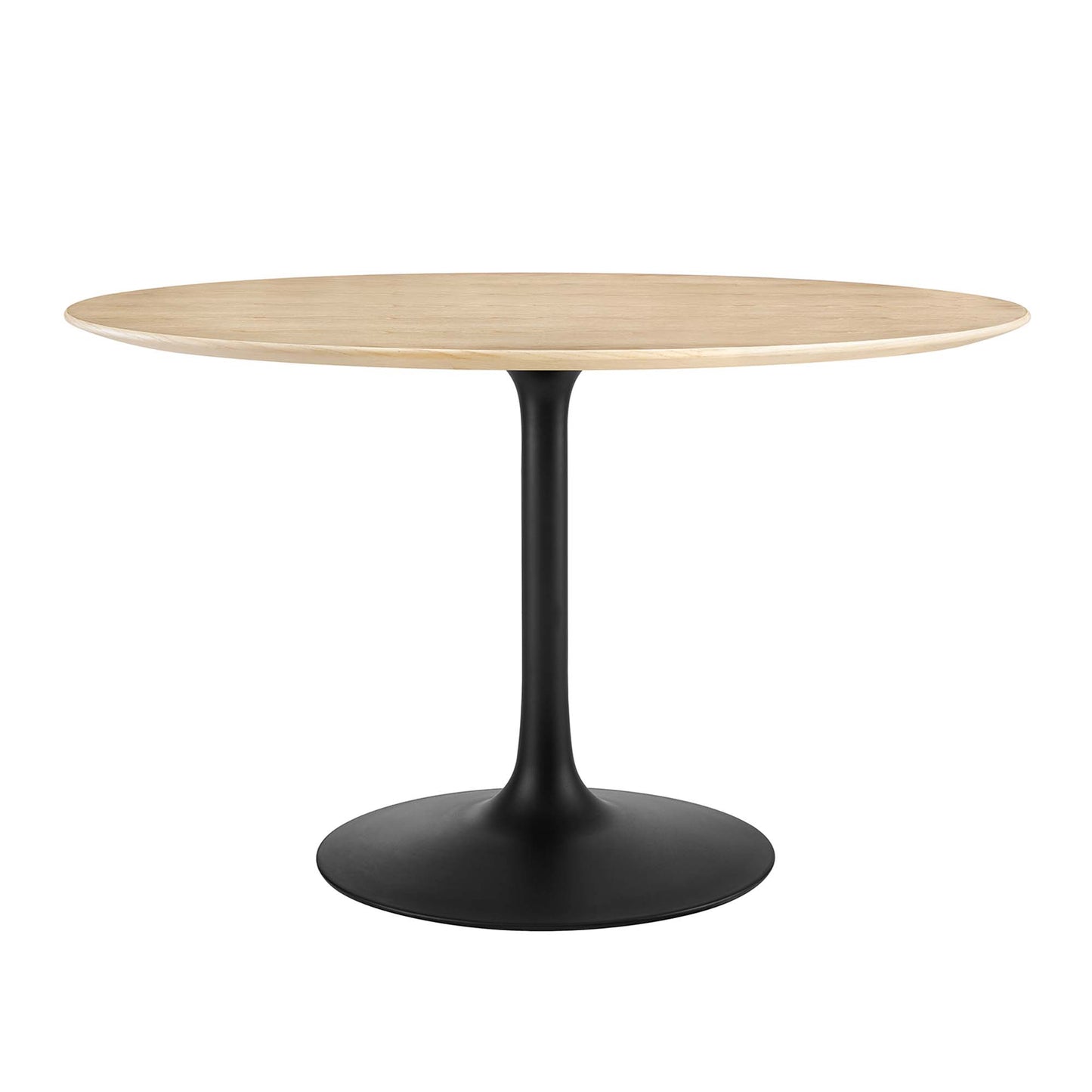 Lippa 48" Round Wood Grain Dining Table